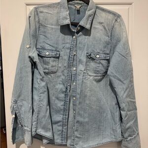 J. Crew Chambray Button-down Shirt